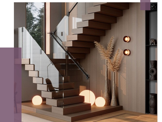 Изготовление и монтаж лестниц в Волжском от 86105 руб. | ПРОЛЁТ-Влж