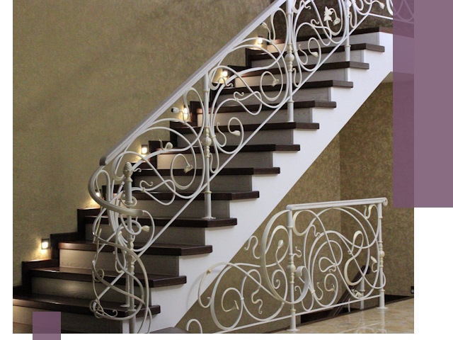 Кованые лестницы под ключ в Волжском — изготовление и монтаж