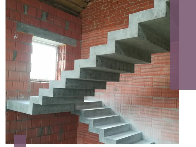 Бетонные лестницы под ключ в Волжском: монтаж, демонтаж, ремонт