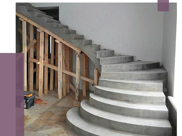 Изготовление бетонных лестниц под ключ в Волжском от 19754 руб. | ПРОЛЁТ-Влж