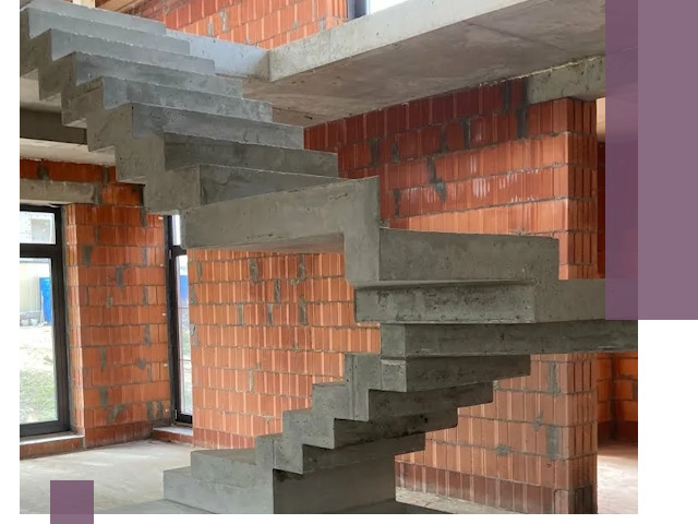 Изготовление бетонных лестниц под ключ в Волжском