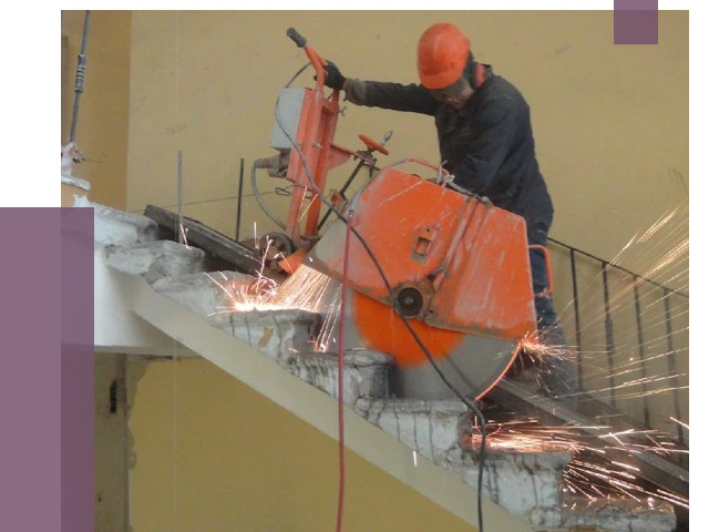 Демонтаж бетонных лестниц в Волжском от 4559 руб. за м2 | ПРОЛЁТ-Влж