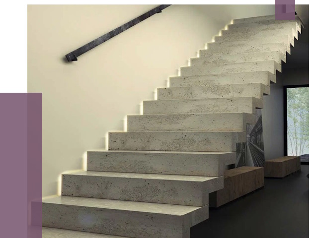 Облицовка бетонных лестниц в Волжском от 4559 руб/м2 