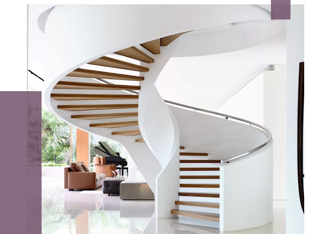 Винтовые лестницы в Волжском под ключ от 48118 руб. | ПРОЛЁТ-Влж