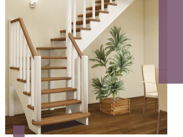 Г-образные лестницы под ключ в Волжском — изготовление и монтаж