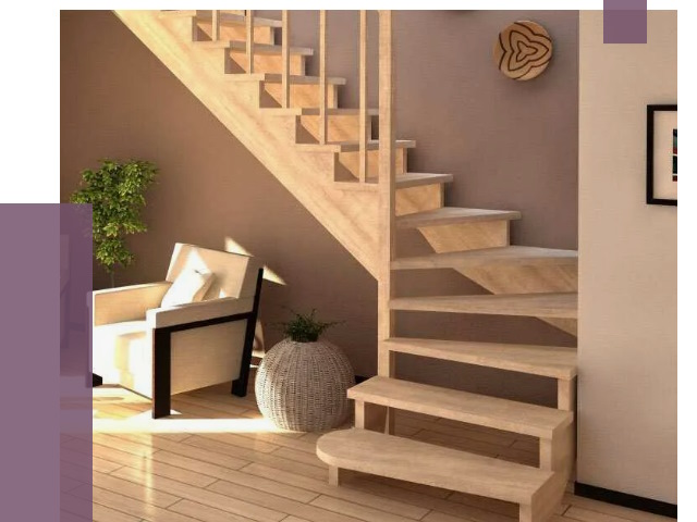 Изготовление Г-образных лестниц в Волжском от 18741 руб. 