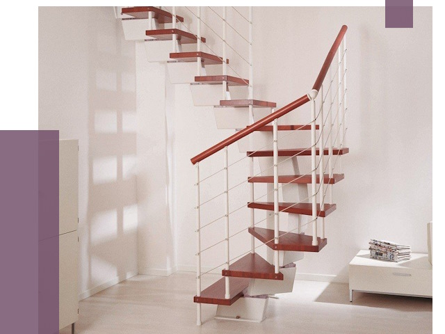 Изготовление лестниц на больцах в Волжском от 9624 руб. | ПРОЛЁТ-Влж