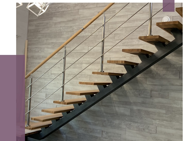 Изготовление лестниц на монокосоуре в Волжском от 75469 руб. 