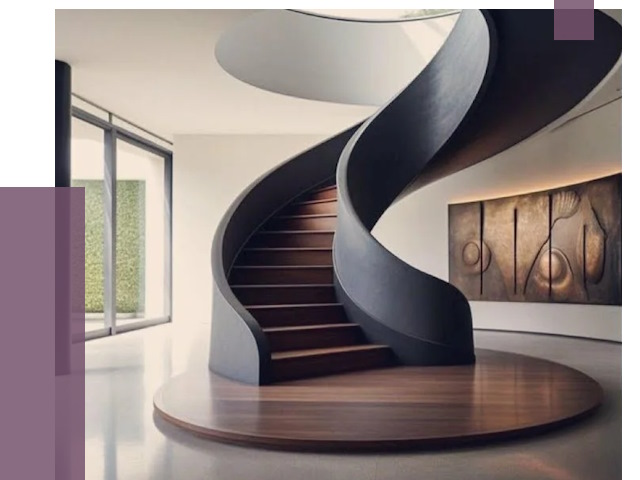 Элитные лестницы под заказ в Волжском от 187405 руб. — ПРОЛЁТ-Влж