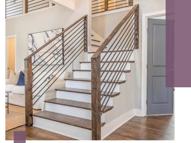 Лестницы для коттеджа под ключ в Волжском — изготовление и монтаж