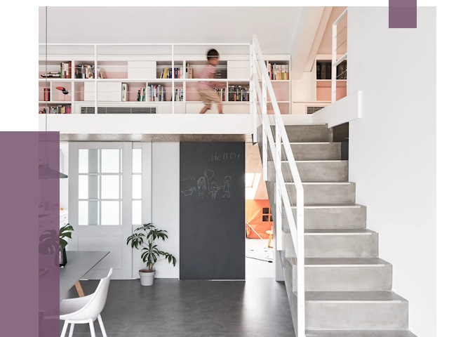 Лестницы для двухуровневой квартиры в Волжском от 174743 руб. | ПРОЛЁТ-Влж