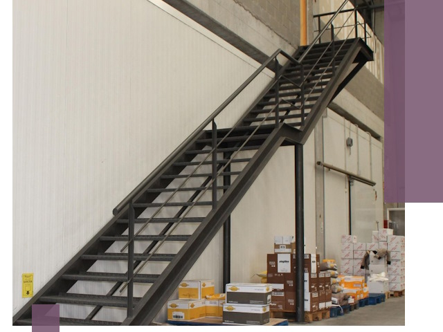 Лестницы для производства в Волжском — изготовление и монтаж