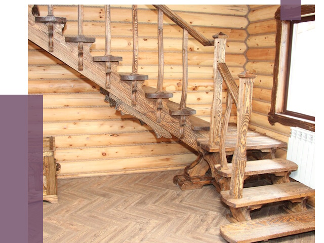 Лестницы в баню в Волжском от 18943 руб. — изготовление | ПРОЛЁТ-Влж