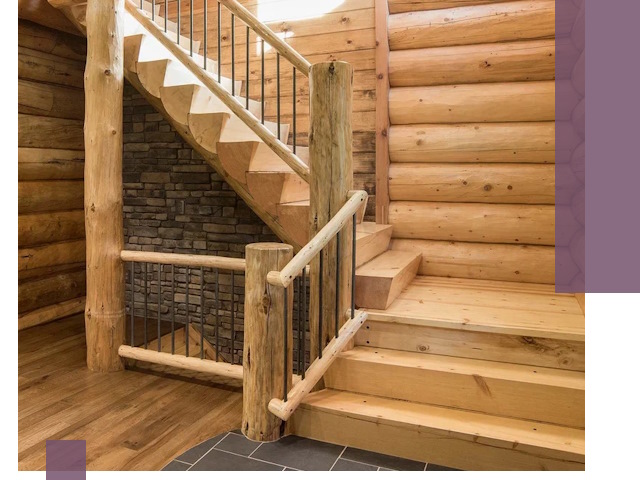 Лестницы в баню под заказ и профессиональный монтаж в Волжском