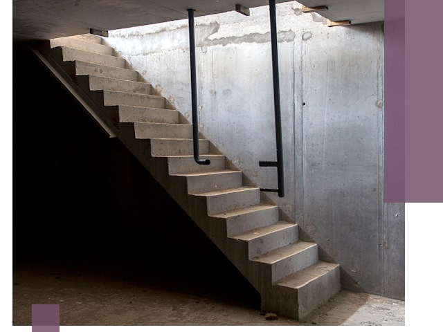 Изготовление и монтаж лестниц в подвале в Волжском