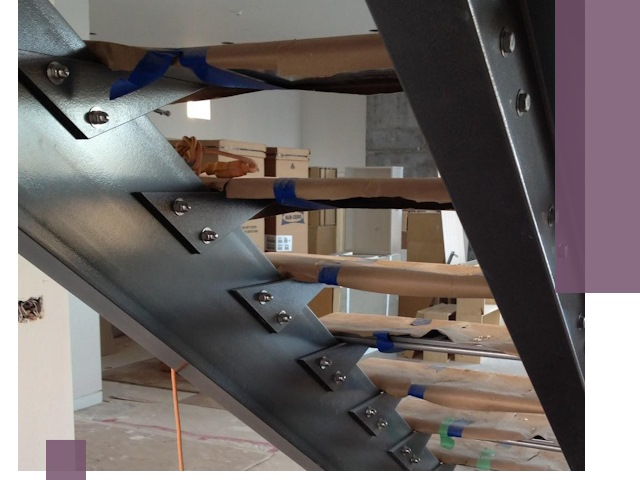 Усиление лестничных конструкций и усиление опор в Волжском