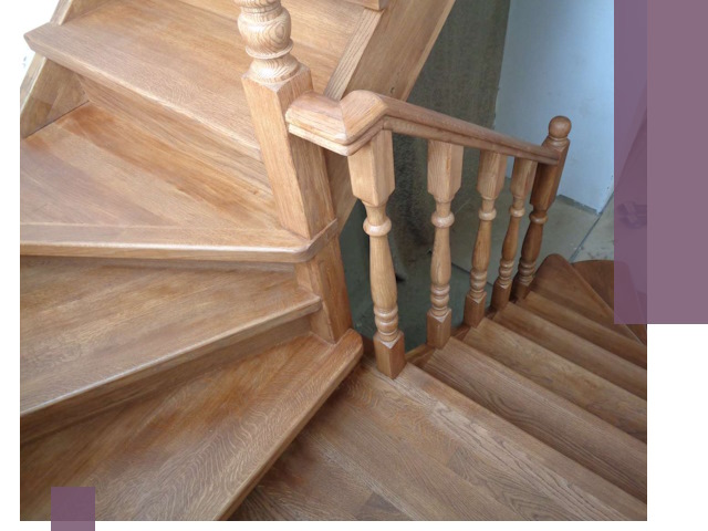 Дубовые лестницы под ключ в Волжском: изготовление и монтаж