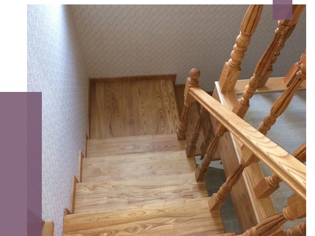 Сосновые лестницы в Волжском под ключ от 8003 руб.  | ПРОЛЁТ-Влж