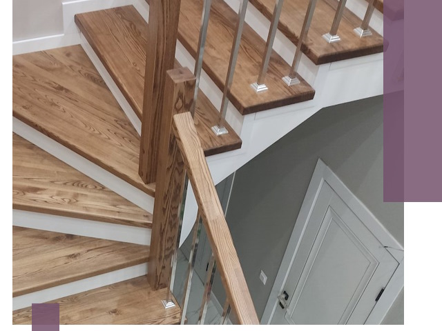 Обшивка металлических лестниц под ключ в Волжском