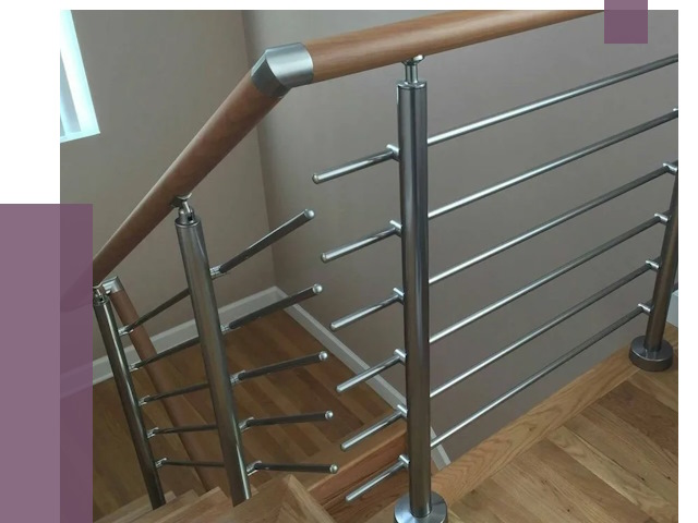 Изготовление перил в Волжском от 4559 руб. — перила на заказ | ПРОЛЁТ-Влж