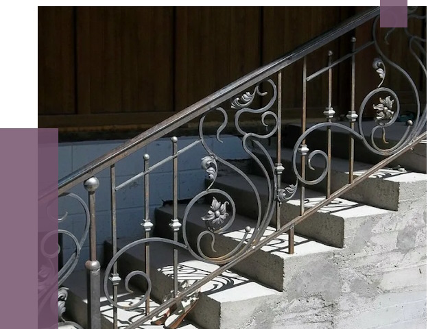 Кованые перила в Волжском от 8611 руб. под ключ — качество от ПРОЛЁТ-Влж