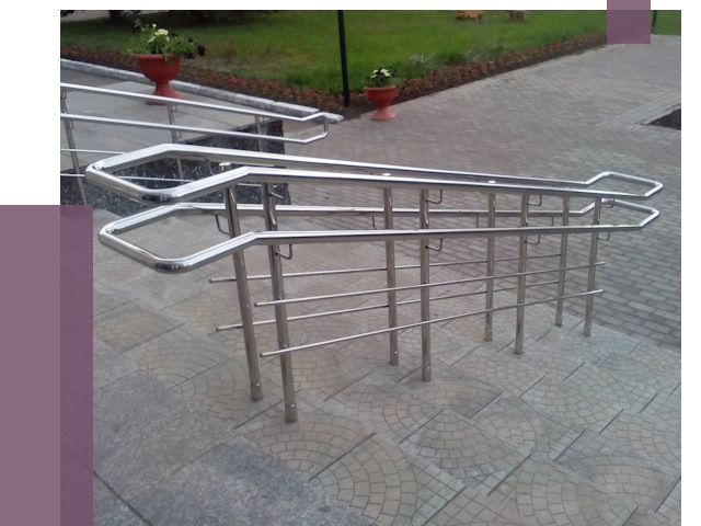 Перила для инвалидов в Волжском от 7516 руб. под ключ | ПРОЛЁТ-Влж