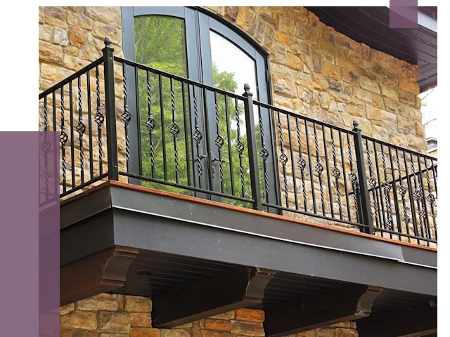 Балконные ограждения в Волжском от 7952 руб. — купить | ПРОЛЁТ-Влж