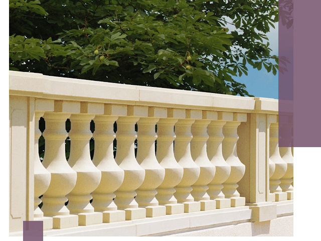 Установка балюстрады в Волжском: изготовление и монтаж под ключ