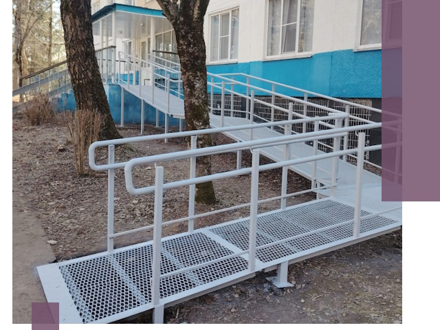 Пандусы под ключ в Волжском: изготовление, монтаж и демонтаж