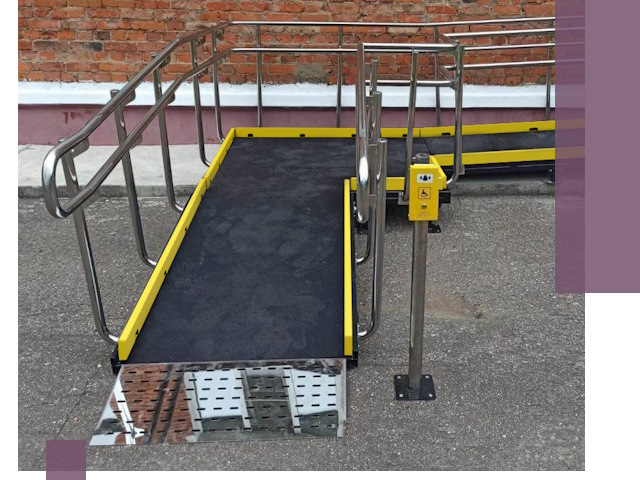 Изготовление наклонных пандусов для инвалидов в Волжском