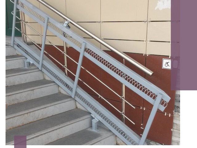 Изготовление откидных пандусов под ключ в Волжском