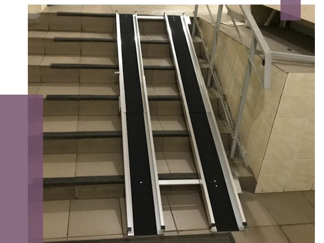 Установка пандуса в подъезд в Волжском от 7901 руб. под ключ | ПРОЛЁТ-Влж