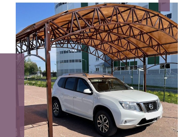 Недорогие навесы в Волжском от 42546 руб.  | ПРОЛЁТ-Влж