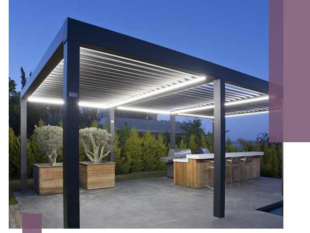 Навесы отдельно стоящие под ключ в Волжском из металла и поликарбоната