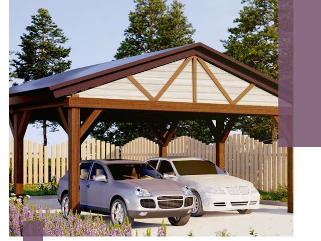 Навесы для автомобиля в Волжском — изготовление и монтаж