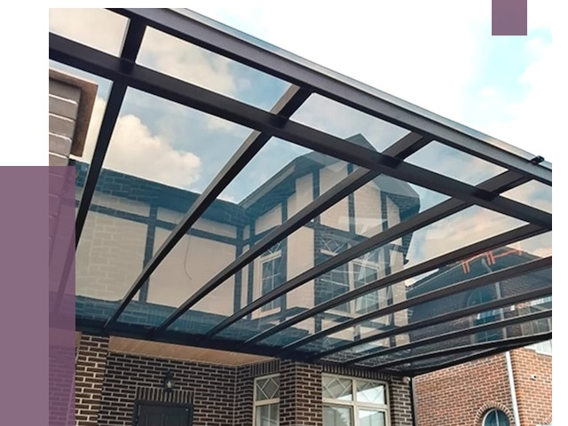 Навесы из поликарбоната в Волжском от 8529 руб. под ключ — ПРОЛЁТ-Влж