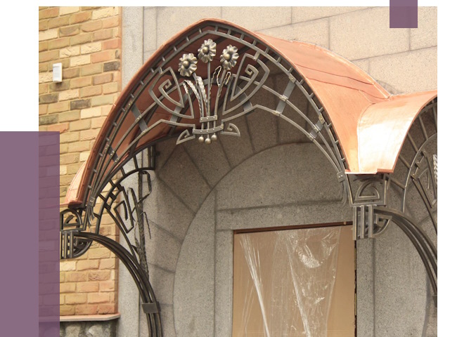 Арочные козырьки в Волжском от 14435 руб. 