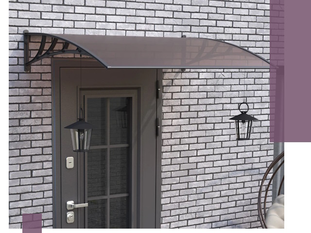 Недорогие козырьки и навесы под ключ в Волжском