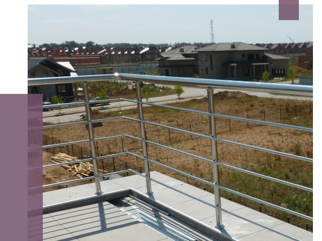 Парапеты из нержавеющей стали в Волжском от 7901 руб. за м² | ПРОЛЁТ-Влж