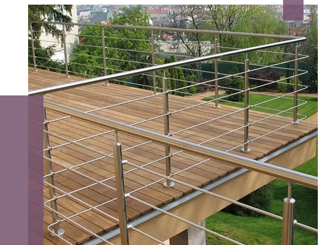 Алюминиевые парапеты в Волжском под ключ от 7699 руб. 