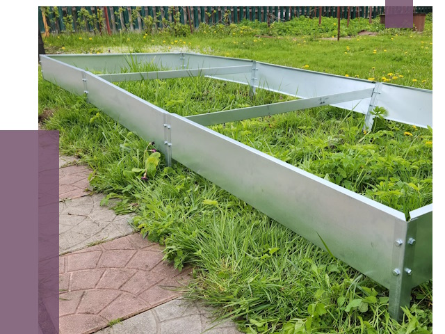 Металлические бордюры для грядок в Волжском от 1773 руб. 