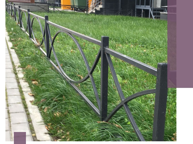 Газонные ограждения из металла в Волжском — монтаж и продажа