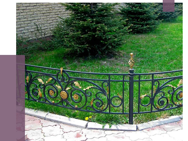 Кованые газонные ограждения в Волжском от 7547 руб. — ПРОЛЁТ-Влж