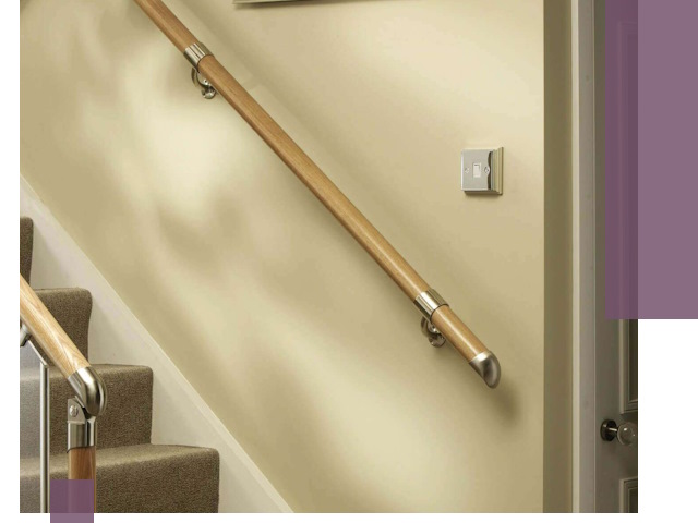 Монтаж пристенных поручней профессионально в Волжском