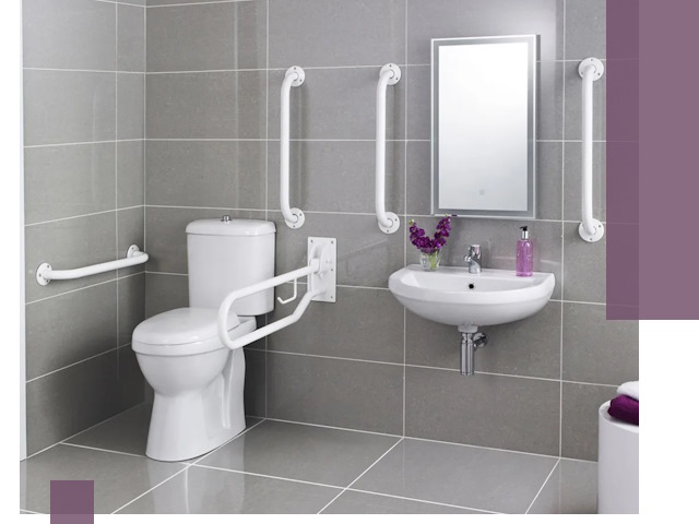 Поручни для санузлов в Волжском: установка, ремонт и монтаж