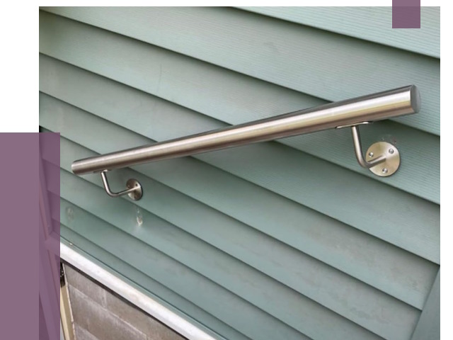 Поручни из нержавеющей стали в Волжском от 7598 руб.  | ПРОЛЁТ-Влж